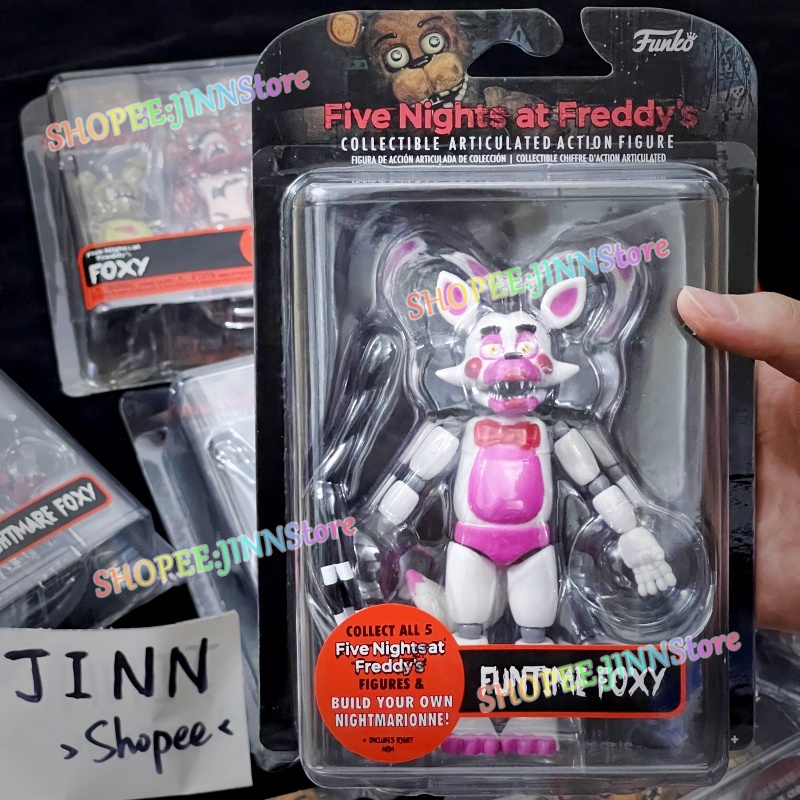 JINN-Jogo Cinco Noites No FREDDY'S Figura FNAF4 Toy NIGHTMARE