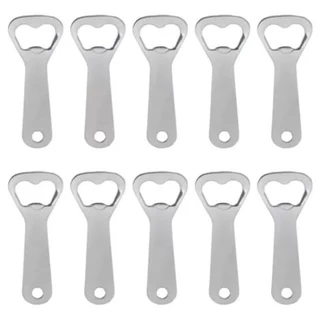 Kit 12 Abridor De Garrafa Bar Cerveja Inox Original 10 cm