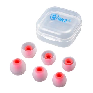 QKZ 3 Pares Pontas De Silicone De Substituição Universal Para Fones De Ouvido Intra-Auriculares