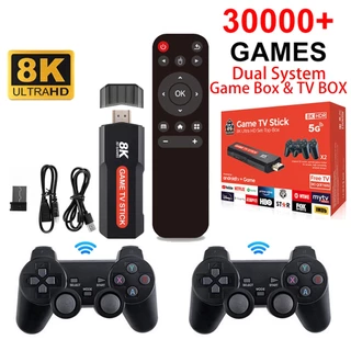 Console De TV 5G Game BOX X2 8K Retro Video Games Com Controlador Sem Fio 64G Armazenamento Gameboy Jogos Embutidos