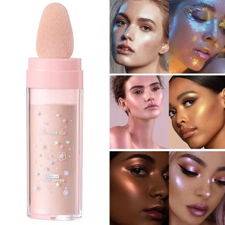 Fairy Highlight Patting Powder Highlighter Corpo Ilumina O Blush Tridimensional Natural Em Pó Facial