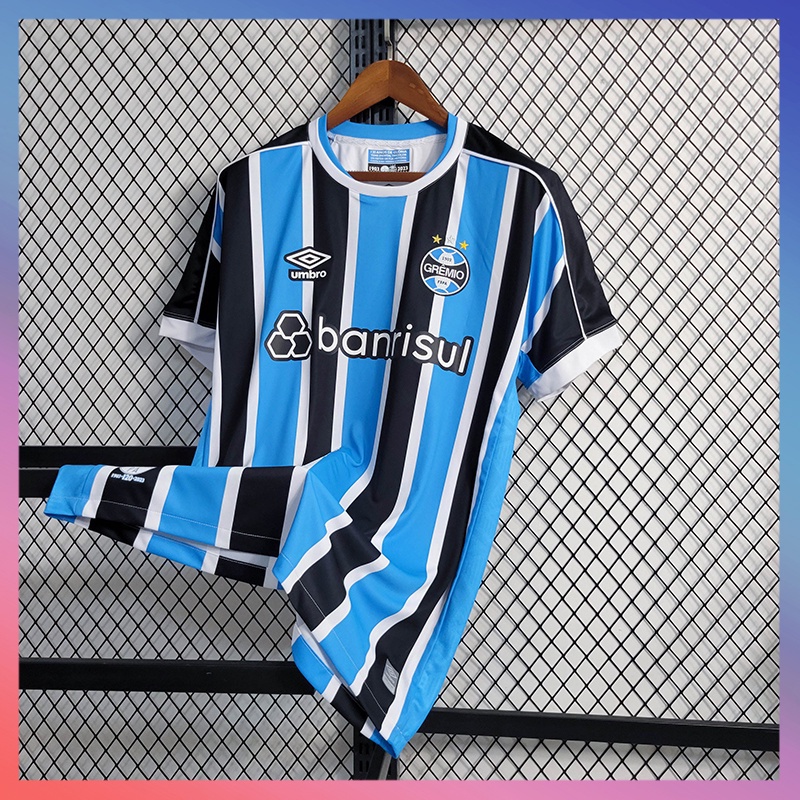 Camisa Retrô Grêmio 1930 Masculina - Azul+Preto