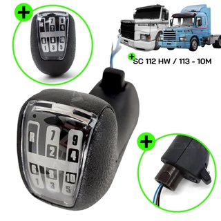 Manopla Caixa de Câmbio Compatível Scania 112Hw / 113 10 Marchas Modelo S5 (384970) em Oferta na Shopee
