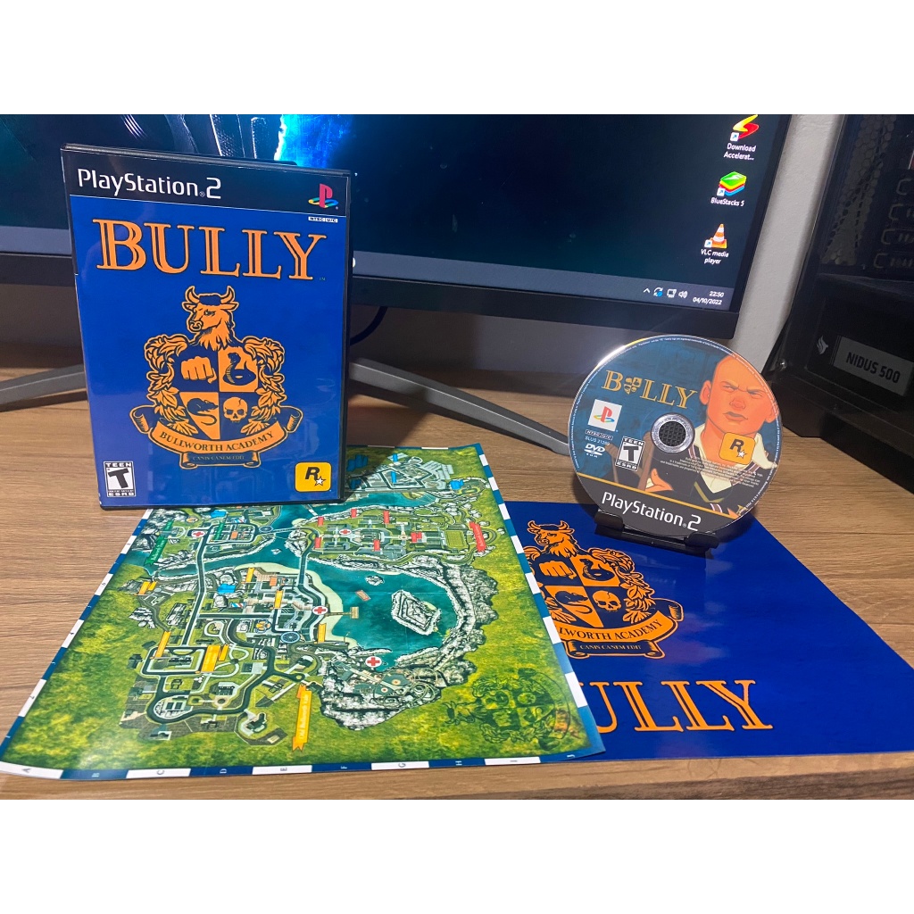 Bully com Pôster/Mapa para PS2