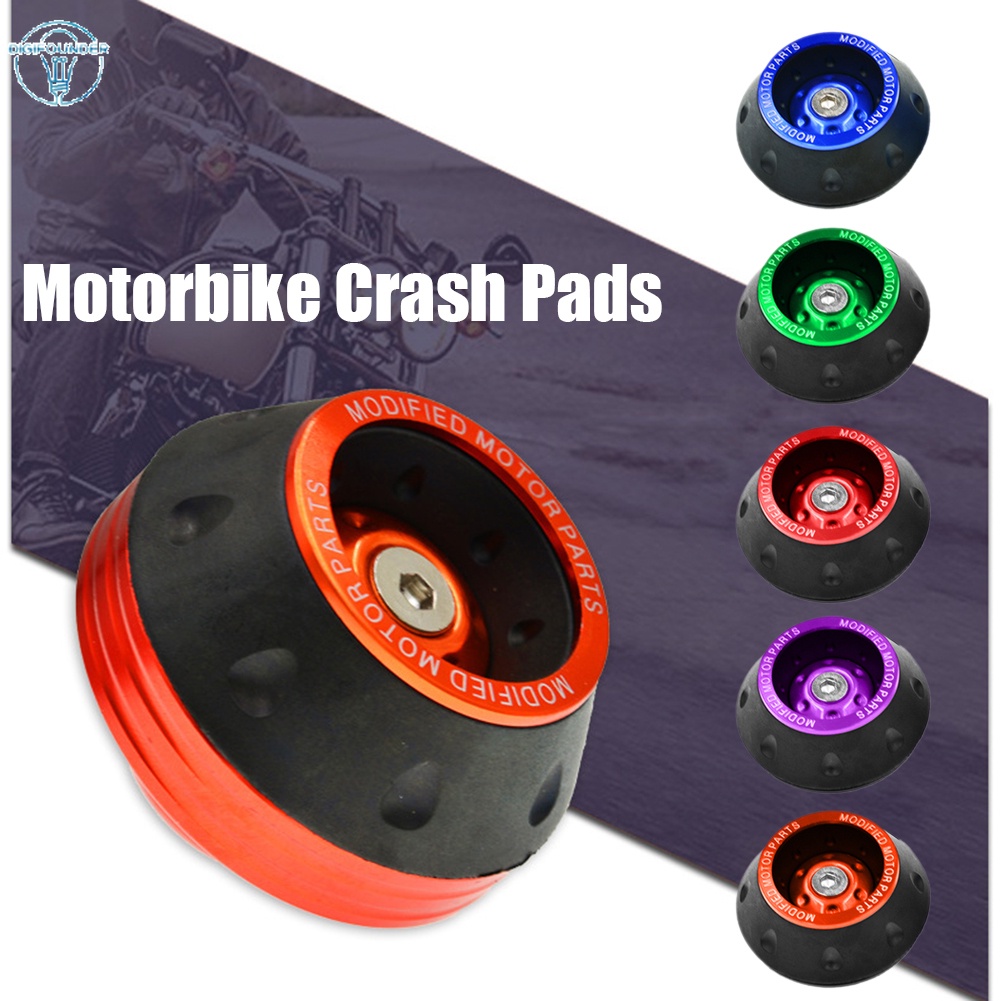 DG 2pcs Proteção Da Roda Almofadas De Motocicleta Crash Pads Protetor Colorido Motocross Slider Moldura