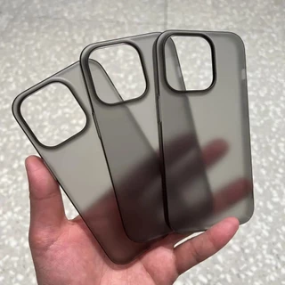 Capa De Telefone Transparente Translúcida Para iPhone 15 14 Plus 13 12 11 Pro Max Shockproof Slim Silky Skin