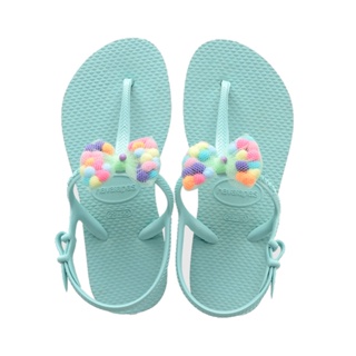 Rasteirinha Havaianas Infantil Freedom Slim Pompom