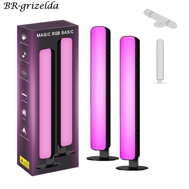 GRA 1pc/2pcs Fita LED De Mesa RGB Luzes De Com Controle Remoto Mudança De Cor Barra De Luz Para Jogos De PC A Sala De Estar Do Dormitório