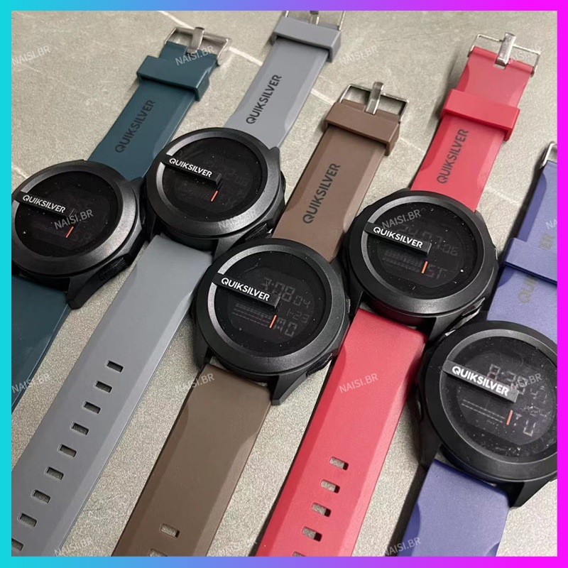 (24 horas de entrega) Quiksilver relógio masculino esportes ao ar livre Relógio eletrônico multifuncional (sem caixa)