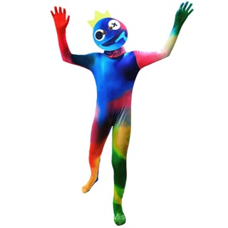 Jogo ROBLOX de Halloween Rainbow Friends ROBLOX porque Roupas Fato de Salto  Azul Monstro Pequeno