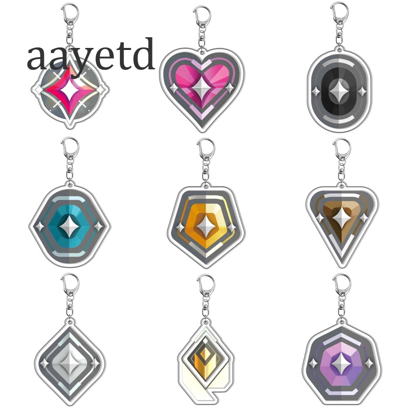 Aayetd Novo Jogo Chaveiro Valorant Astra Killjoy Jett Sova Cypher Man Acessórios De Moda Pingente Porta-Chaves Para Presentes
