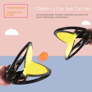 Bola De Captura De Mão Infantil/Batedeira Elástica E Dupla/Brinquedo Para Treinamento De Esportes Internos Externos/Lançador De Tênis De Mesa Manual/Jogo