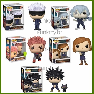 Funko Pop! Jujutsu Kaisen Yuji Itadori, Mahito, Megumi w/Dogs and Nobara Action Figure 1112 1113 1114 1115 1163 Ação Figura Brinquedos