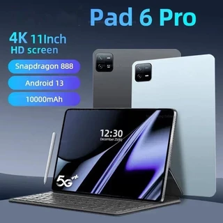 2023 Versão Global Original Pad 6 Pro Snapdragon 888 Tablet PC Android 13 10000mAh RAM 16GB ROM 512GB 5G HD 4K Tela