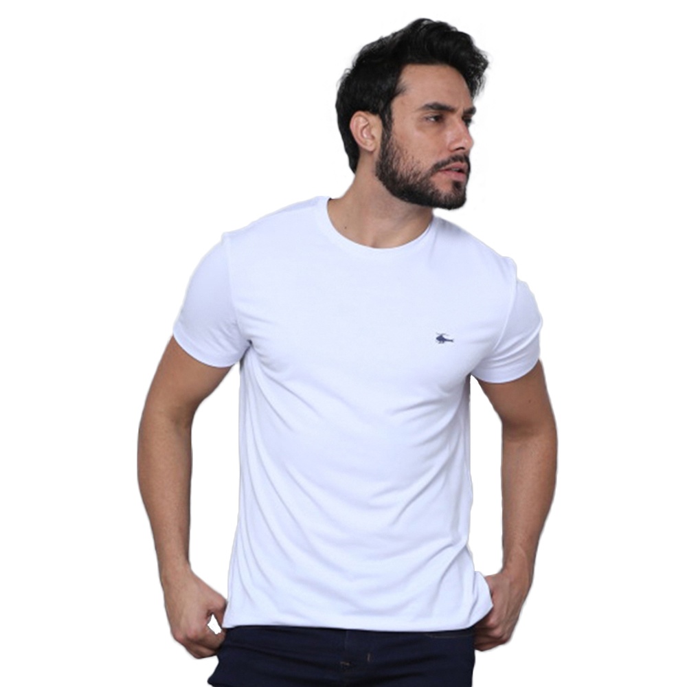 Camiseta Masculina Gola O Básica Sallo Premium