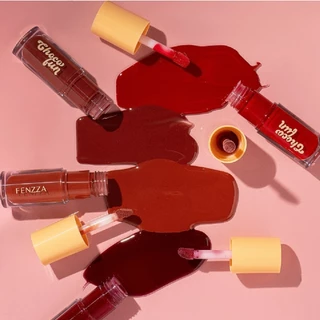 Kit  Cream Tint Gloss Labial Batom Choco Fun Fenzza  8 Cores em Oferta na Shopee