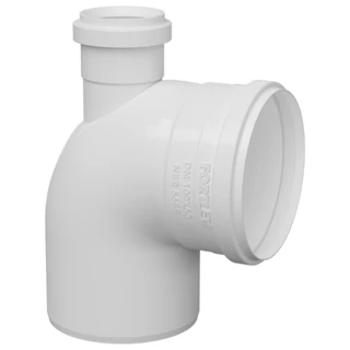 Kit com 10 Joelhos 90º Para Esgoto Com Visita 100mm X 50mm Fortlev em Oferta na Shopee