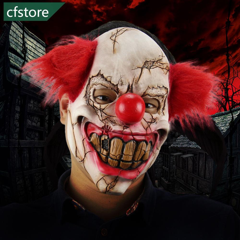 Máscara de Halloween Assustador Pennywise Palhaço Assustador Cara Cheia  Fantasia Festa Festival Cosplay Decoração Adereço para Adultos :  : Brinquedos e Jogos