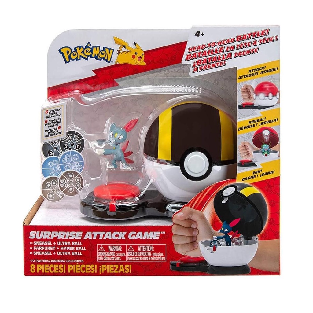 Pokemon - Kit De Ação Cinto Com 2 Pokebolas E Personagem - S - Ri