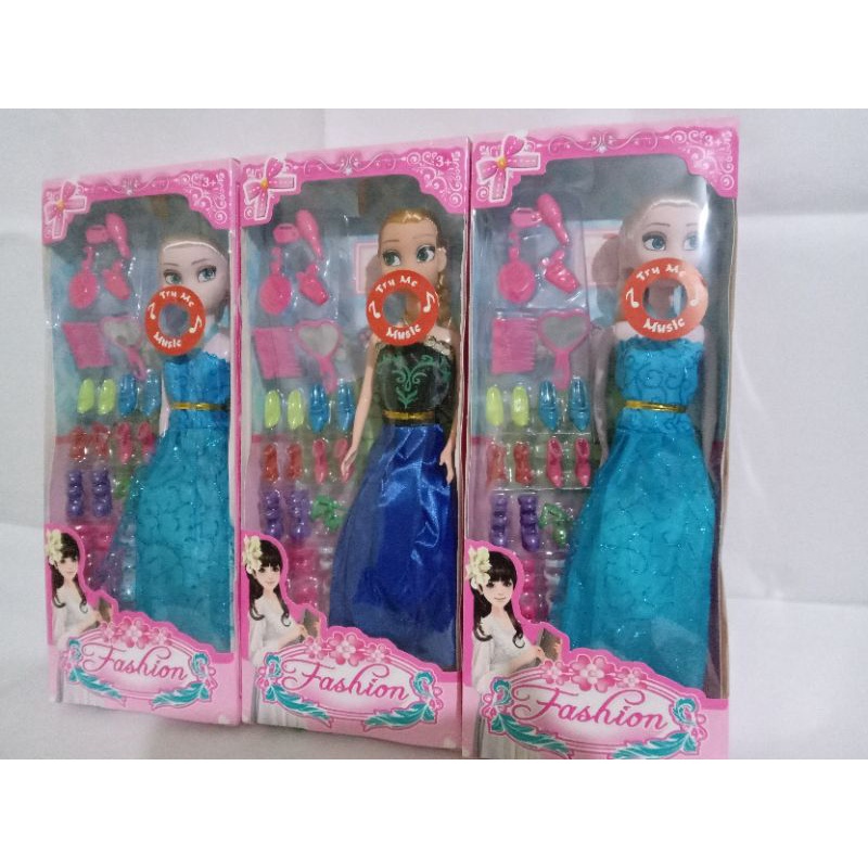 Frozen musical sales doll set