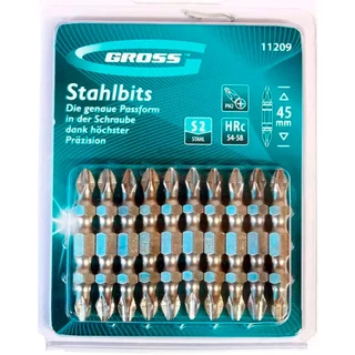 Jogo De Pontas Bits Dupla 45mm S-2 PH X PH Kit 10 Pçs Profissional em Oferta na Shopee
