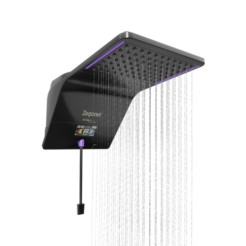 Chuveiro Zagonel Ducali Premium Digital Preto