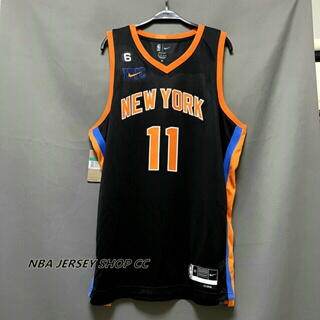 New York Knicks Jalen Brunson #11 Nike Black 2022/23 Swingman