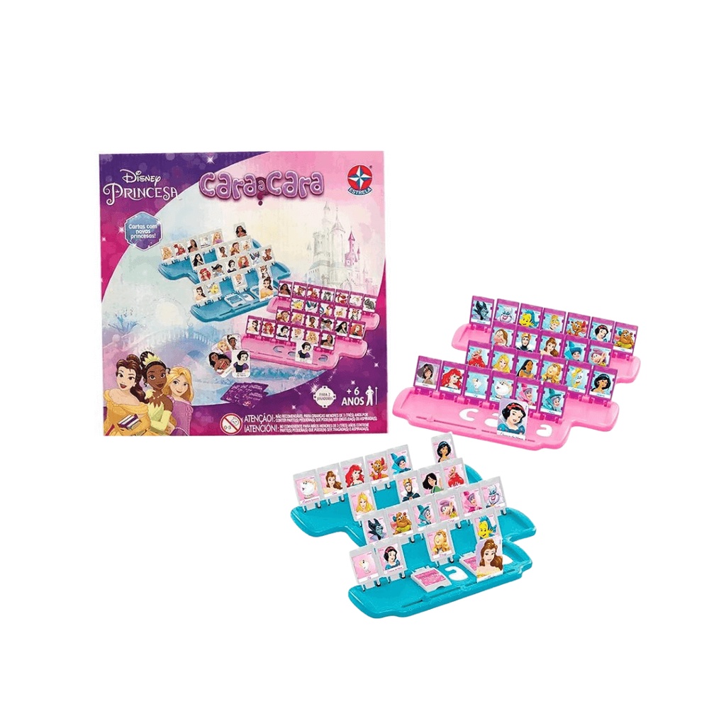 Jogo Infantil - Cara a Cara - Princesas Disney - Estrela