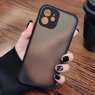 Capa De Silicone Transparente Anti-Impacto Fosca Para iPhone 14 13 12 11 Pro Max X XR XS 7 8 se20/22