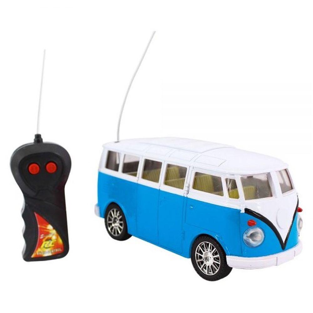 Carro Controle Remoto sem Fio Super Van Car Azul Dm Toys Shopee Brasil