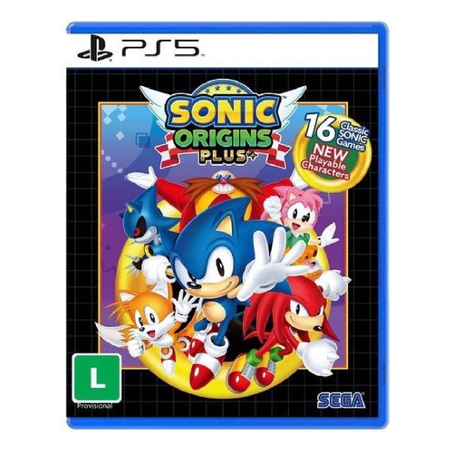 Jogo Sonic Origins Plus Ps5 Físico Lacrado Original