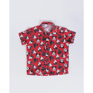 Camisa Bebê Disney Mickey Vermelha