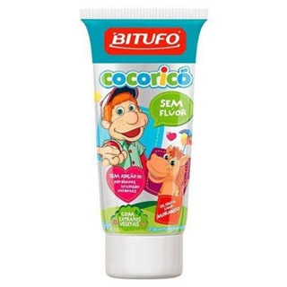 Gel Dental Bitufo Cocoricó Morango 90g