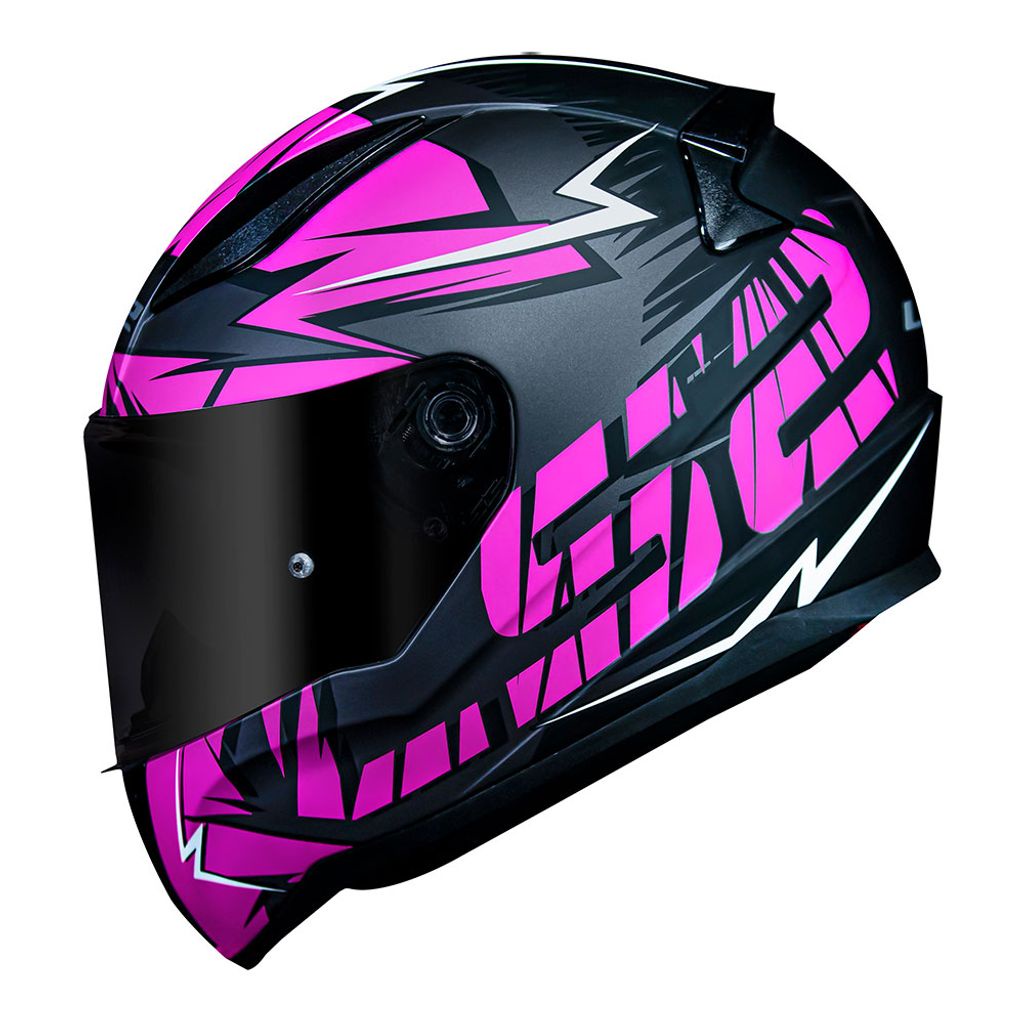 Capacete Ls2 Rapid Cromo Rosa | Shopee Brasil