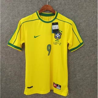 1998 Brasil Soccer Jerseys 2002 Retro Shirts Carlos Romario