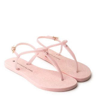 Rasteira Pop Translucida Cake Pink 1670.17_1