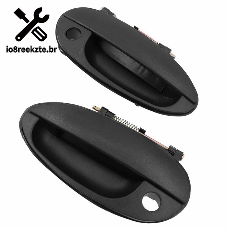 2 PCS Frente Exterior Porta Conjunto ABS Preto Para Daowoo Matiz & Chevrolet Spark 1998 1999 2000 2001 2002 03 04 2005