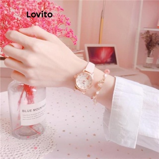 Lovito Relógio Casual Animal Redondo De Quartzo Para Gato Para Mulheres LFA11688