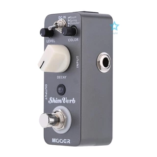 Ttbr Mooer Shim Verb Micro Mini Pedal De Efeito Reverb Digital Para Bypass Verdadeiro De Guitarra Elétrica