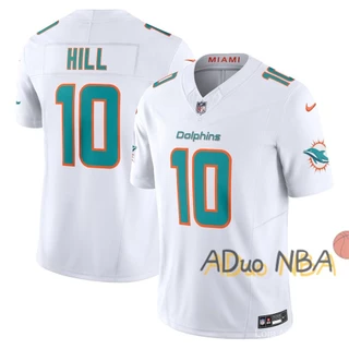 2024 3ª geração Camisa Miami Dolphins #10 Tyreek Hill Jersey NFL camiseta De Futebol Jerseys Vapor F.U.S.E. Limited