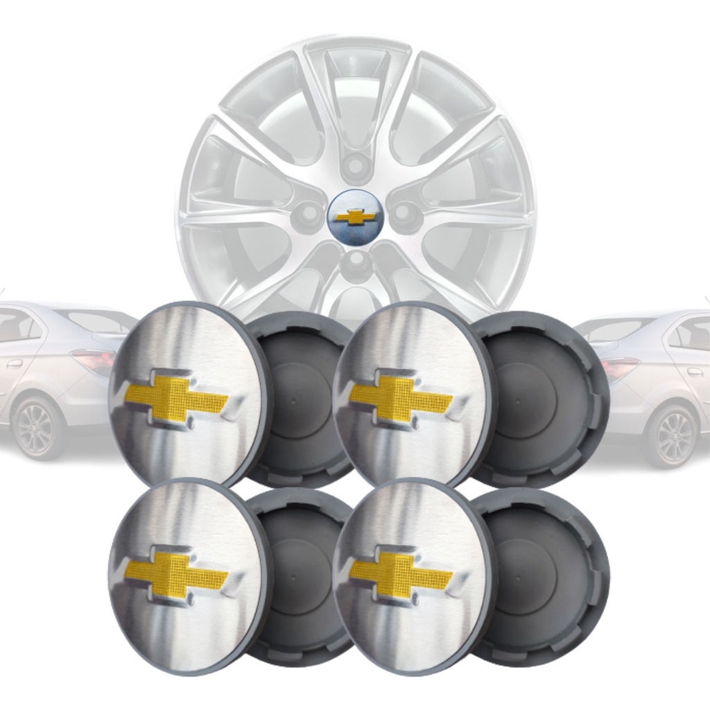 Kit 4 Calota Meio Miolo Centro De Roda Gm Vectra Elite 55mm | Shopee Brasil