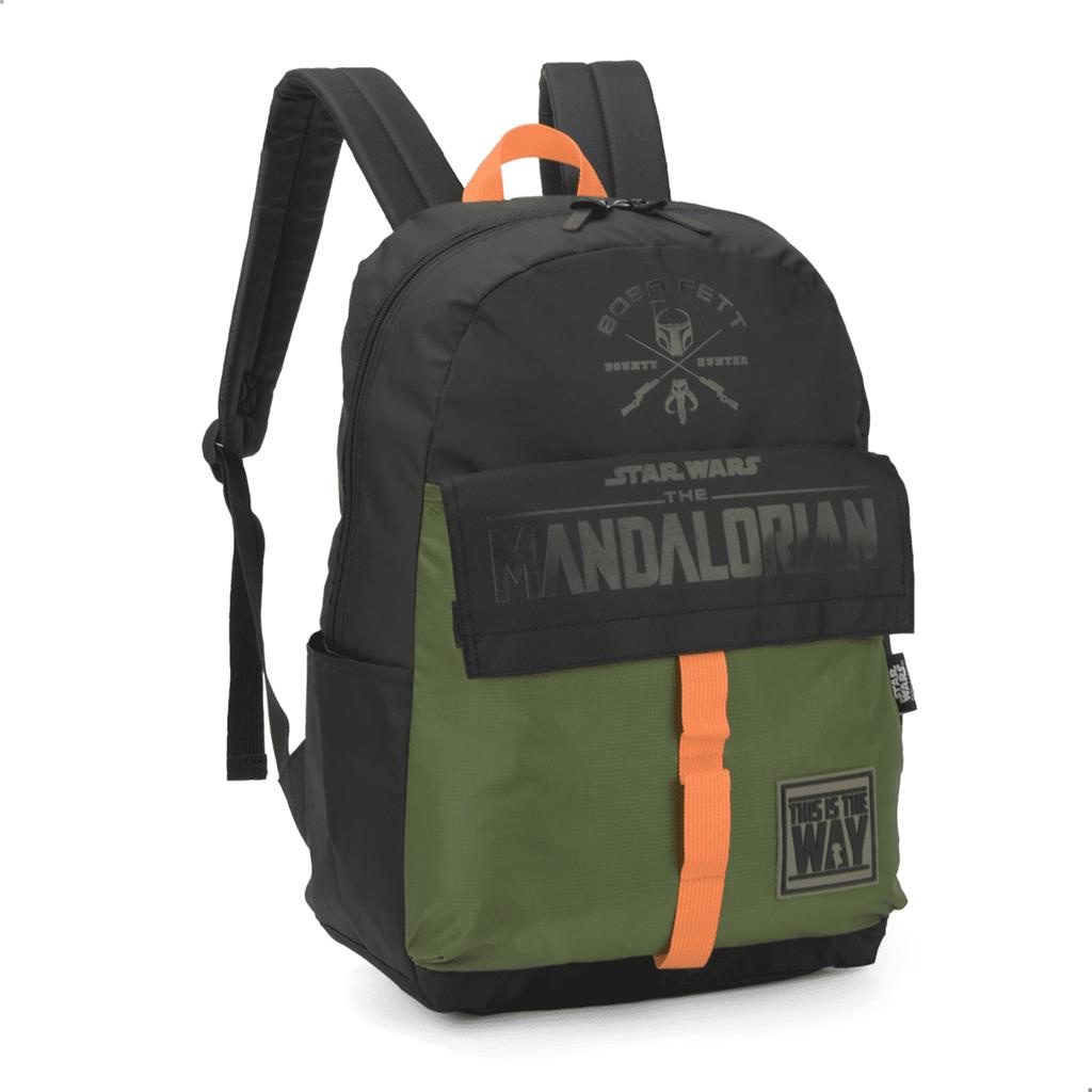 Mochila Bolsa Escolar Star Wars Mandalorian Basica Juvenil | Shopee Brasil