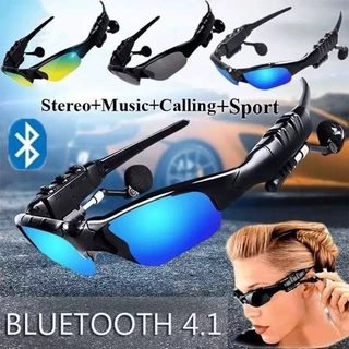 Óculos De Sol Fone De Ouvido Bluetooth Sem Fio Com Microfone