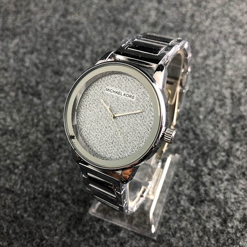 Relógio De Pulso Feminino De Quartzo De Aço Inoxidável Para Roupas MICHAEL KORS Decorativo Moda Simulação De Superfície Fosca