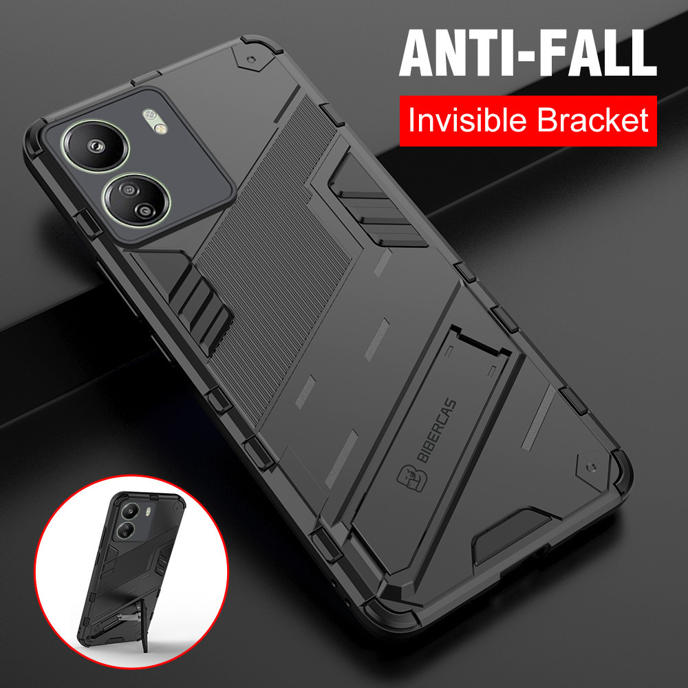 Para Xiaomi Poco C65 PocoC65 C 65 4G Capa Dura À Prova De Choque Magnética Redmi13C Redmi 13C PC Protect Funda