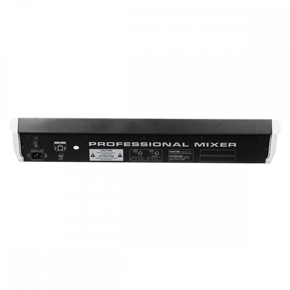 AMW AG16 v2 Mesa de Som 16 Canais 99 Efeitos DSP BT Interface de áudio ...