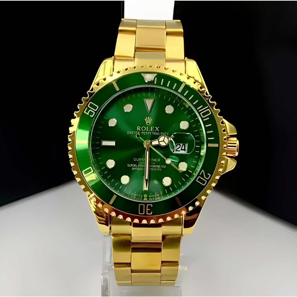 Relógio Masculino Rolex Submariner, primeira linha gold, pulseira ...