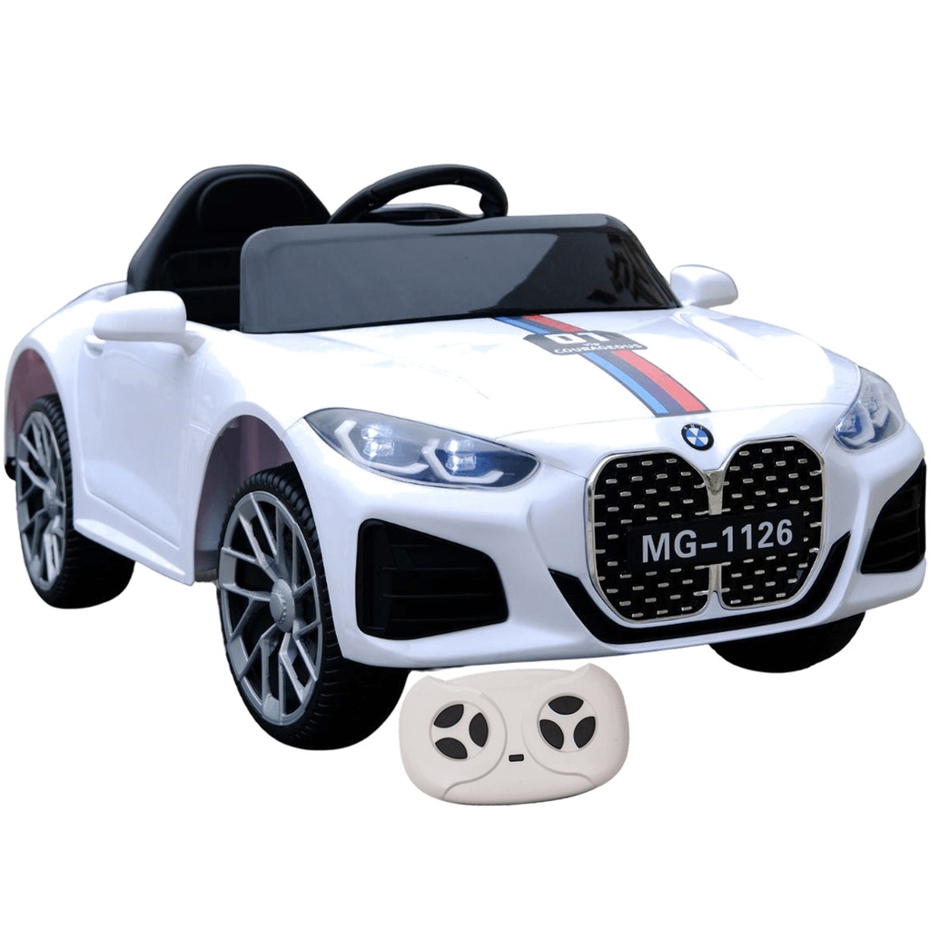 Carro Eletrico Infantil BMW S4 Branco com Controle Remoto 12V | Shopee ...