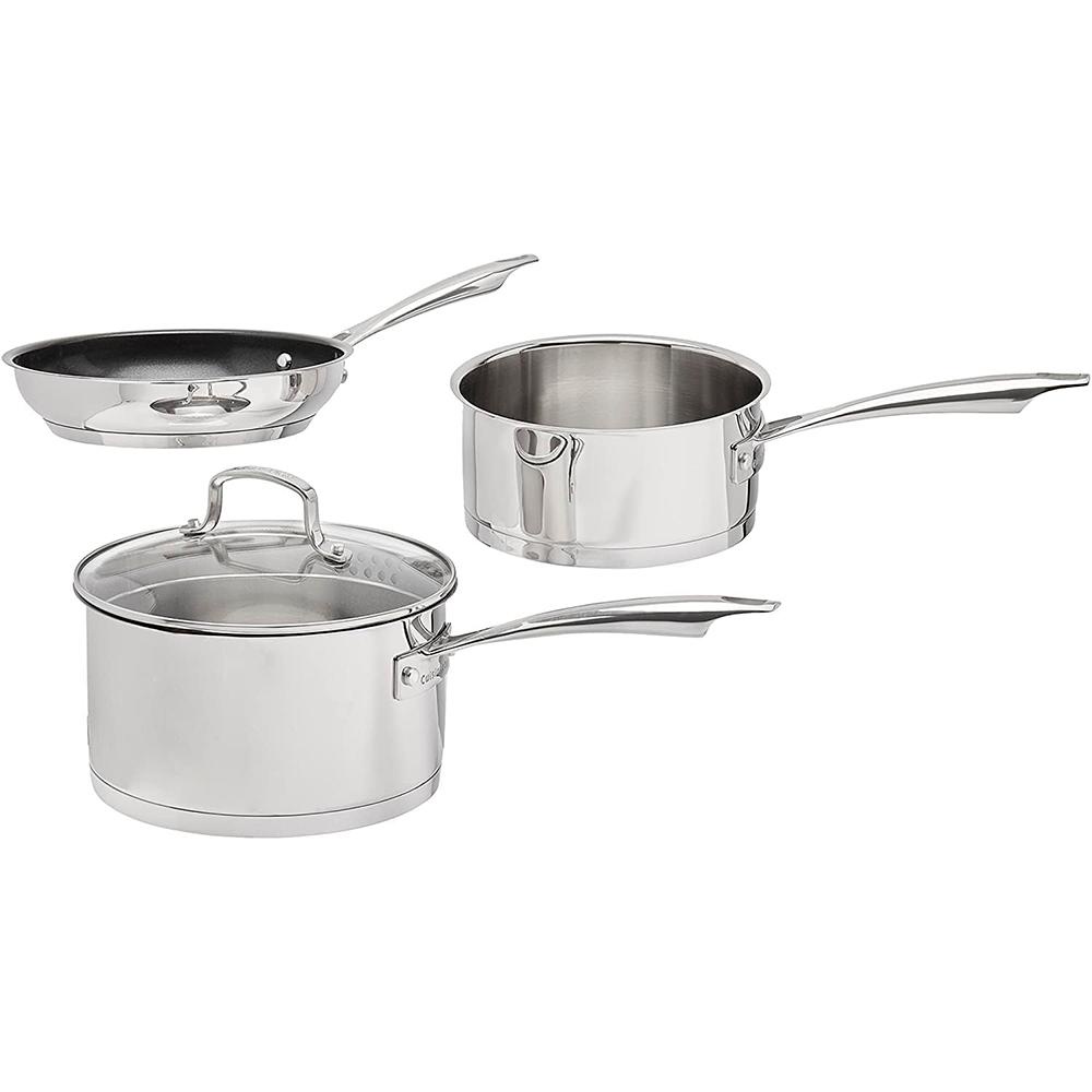 Conjunto De Panelas Cuisinart Aço Inox Professional Series 13 Peças 89-13