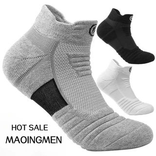 [MAOINGMEN] Meias de Futebol Masculino Meias de Basquetebol Meias de Toalha Espessada Meias de Elite Meias de Elite Meias Curtas de Tubo Médio Meias Esportivas de Corrida ao Ar Livre